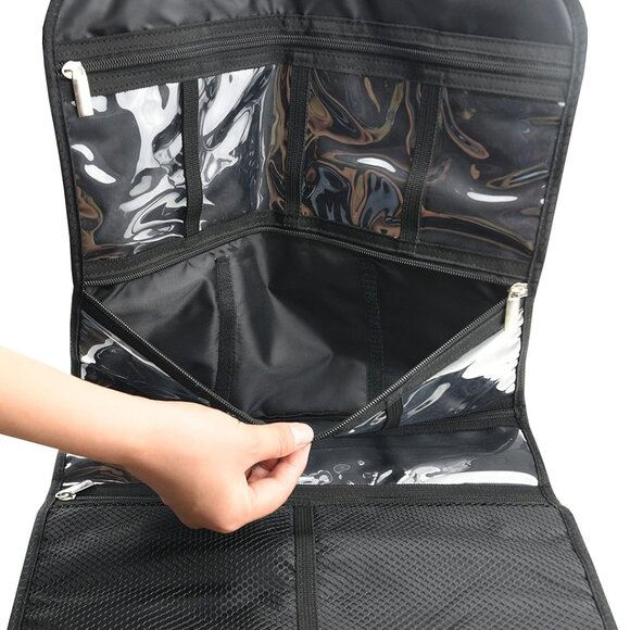 Premium Hanging Toiletry Travel Bag - Cosmetic, Jewelry, Toiletry & Accessory St - Picture 5 of 7